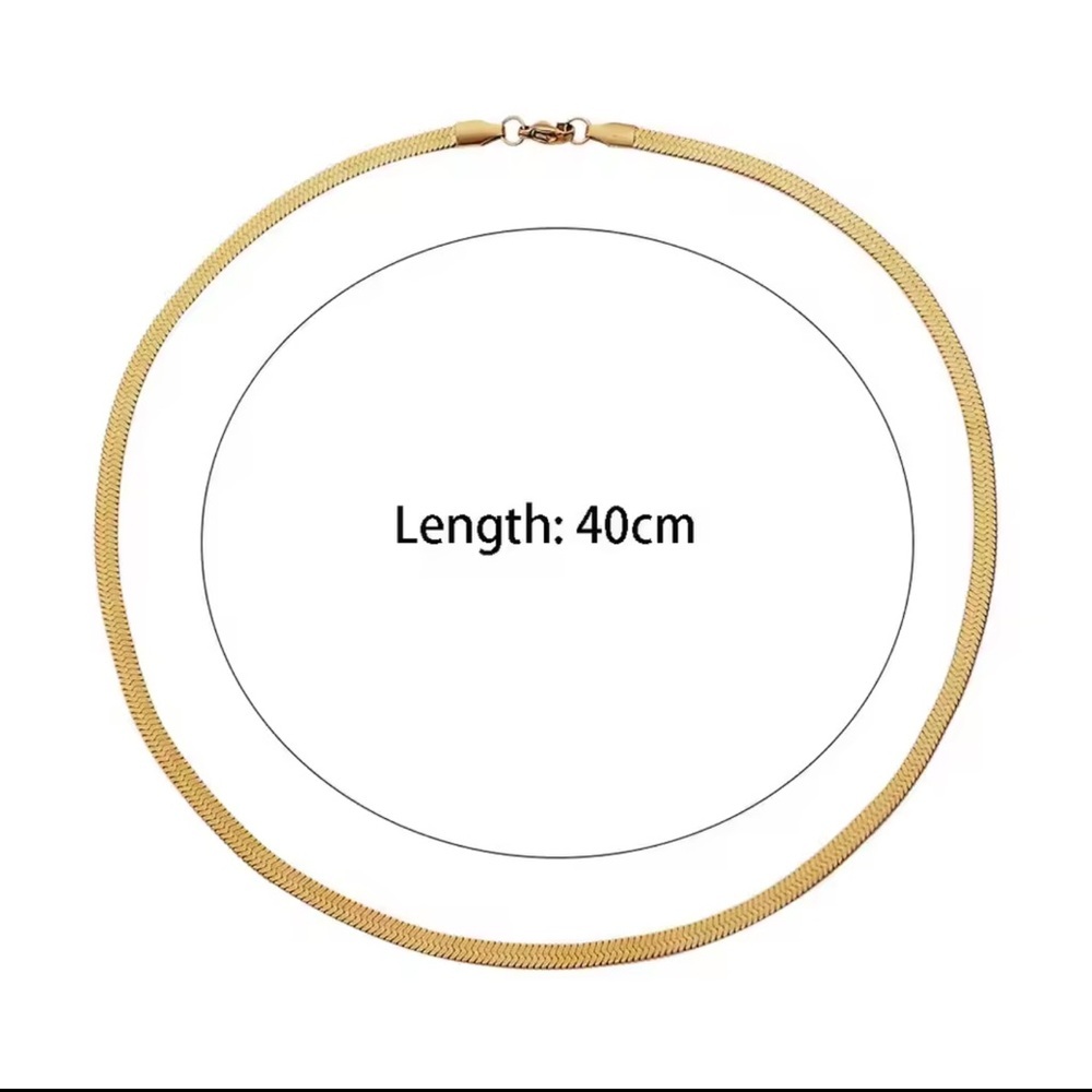 Gold Chain Necklaces For Women minimalist - Picture 3 of 8